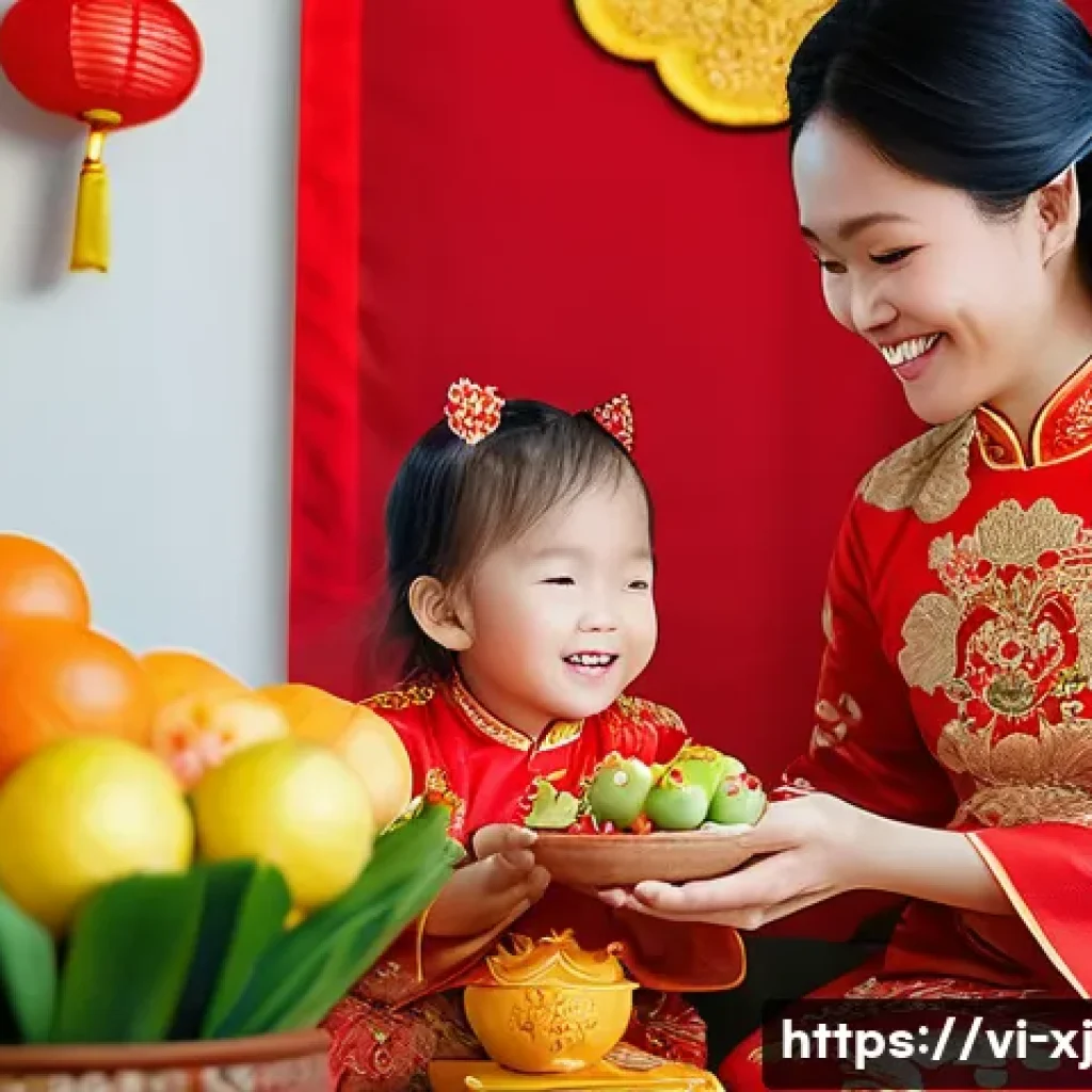 고급 세그먼트 분석 기술과 그 활용법 - **Prompt:** A cheerful Vietnamese family (grandmother, mother, and young child) are enjoying a tradi...