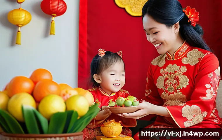 고급 세그먼트 분석 기술과 그 활용법 - **Prompt:** A cheerful Vietnamese family (grandmother, mother, and young child) are enjoying a tradi...