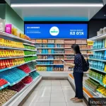 사용자 세그먼트 발굴을 위한 기술적 접근법 - A modern Vietnamese retail environment showcasing diverse customer behavior analytics: a digital das...